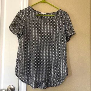 Pleione patterned short sleeve shirt